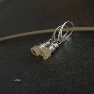 Bursztyn- kolczyki 025 