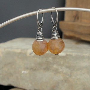 Bursztyn XL - kolczyki 027 REZERWACJA