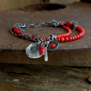 KORAL - bransoletka 027 