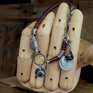 Granat - bransoletka 021