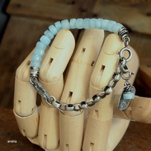 Akwamaryn - bransoletka 014