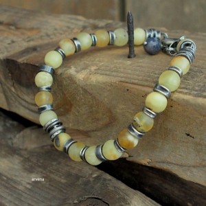 Bursztyn UNISEX - bransoletka 018