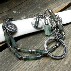 Szkło afgańskie - bransoletka II