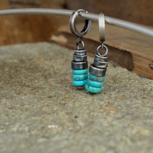 Turkus - kolczyki 016