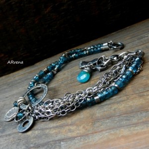 Topaz london blue - bransoletka