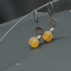 Bursztyn- kolczyki 017 