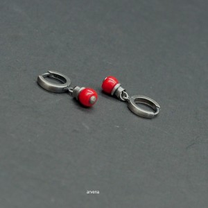  Mini koral - kolczyki 017 (1)