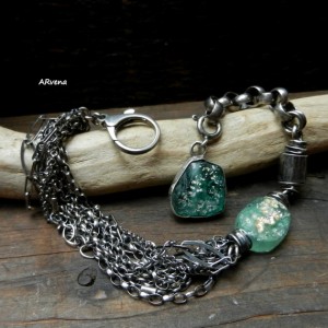 SZKŁO AFGAŃSKIE - BRANSOLETKA IV