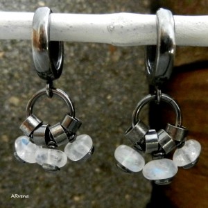 KAMIEŃ KSIĘŻYCOWY I - KOLCZYKI