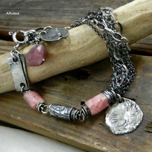 Rodochrozyt - bransoletka