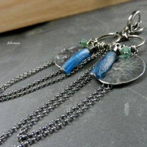 Szkło afgańskie - kolczyki