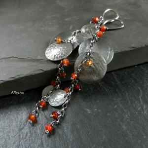 Karneol I - kolczyki