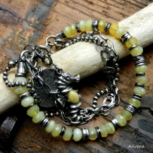 O1 - bransoletka z opali