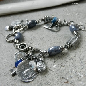 SZAFIROWA I - bransoletka 