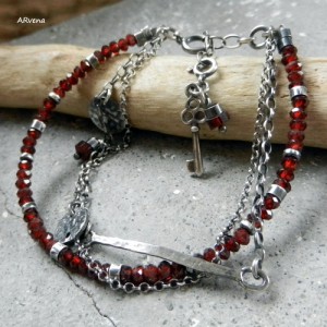 Granat - bransoletka