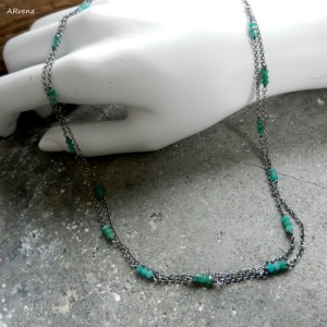 Amazonit rosyjski - naszyjnik