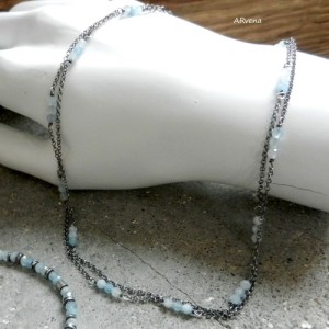 Akwamaryn - naszyjnik