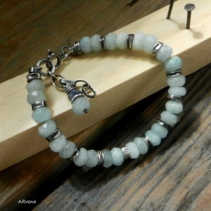 AKWAMARYN - bransoletka 2