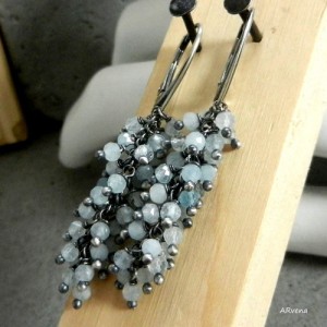 AKWAMARYN - KOLCZYKI