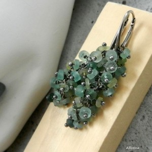 SZKŁO AFGAŃSKIE  - KOLCZYKI IV 