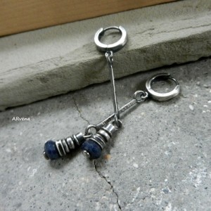 SZAFIRY STICKS - kolczyki 1