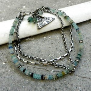 Szkło afgańskie - bransoletka VI