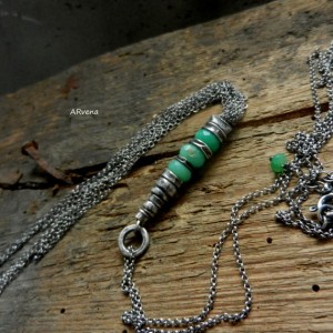 Chryzopraz I - naszyjnik