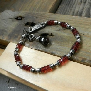 Granat - bransoletka 