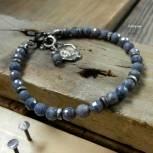 Szafiry - bransoletka