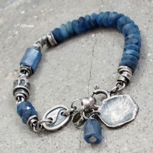 Kyanit III - bransoletka - REZERWACJA dla Pani Agnieszki Ś.