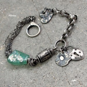 Szkło afgańskie - bransoletka