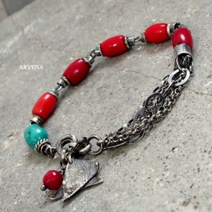 Koral - bransoletka 1