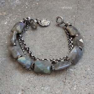 Labradoryt VIII - bransoletka