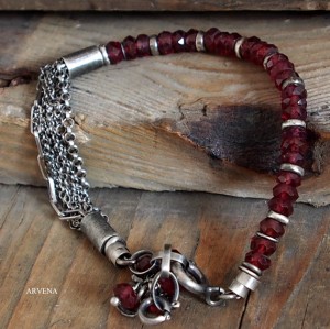 Granat - bransoletka