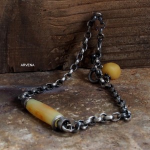 Bursztynowa - bransoletka