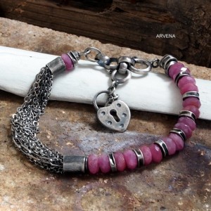 Rubinowa - bransoletka