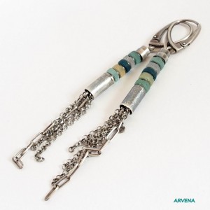 SZKŁO AFGAŃSKIE - kolczyki 02