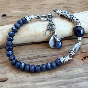 Szafirowa 01 - bransoletka