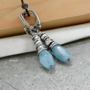 AK 5 akwamaryn - kolczyki