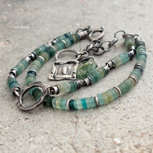 Szkło afgańskie - bransoletka 08