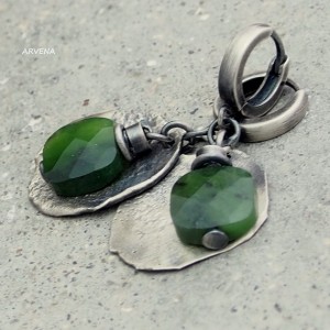 NEFRYTOWE - kolczyki 02