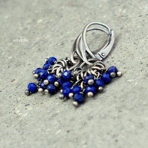 Lapis lazuli - kolczyki 03