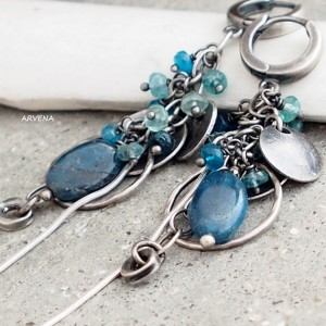 Apatyt - kolczyki 04