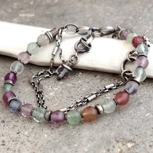 Fluoryt 03 - bransoletka