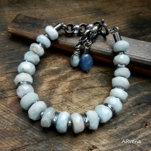 akwamaryn - bransoletka