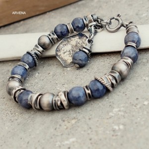 SZAFIROWA 03 - bransoletka 