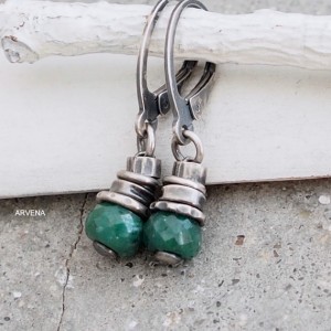 SZMARAGDY - kolczyki 02