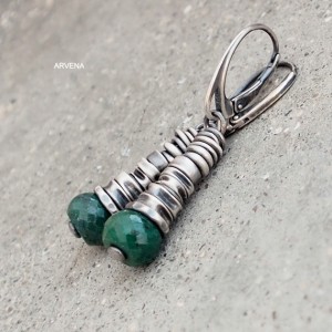  SZMARAGDY - kolczyki 03