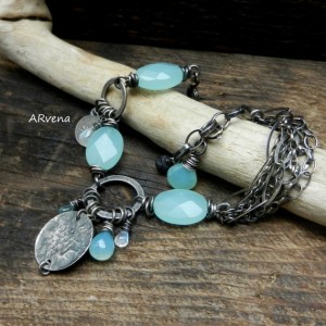 chalcedon - bransoletka